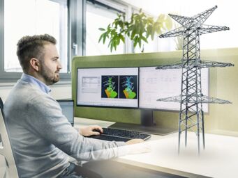 Cteam Ingenieur bei der digitalen Planung von Freileitungen und Masten. Cteam Ingenieur bei der digitalen Planung von Freileitungen und Masten.