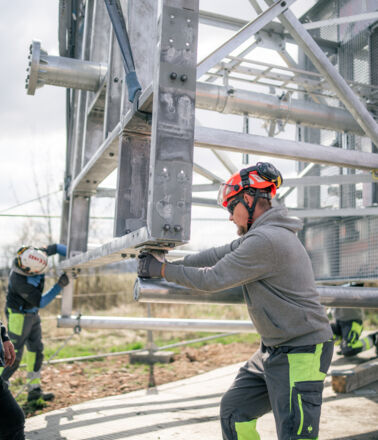 Cteam professionals assembling robust infrastructure components, ensuring precision and safety on site. Cteam professionals assembling robust infrastructure components, ensuring precision and safety on site.